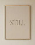 Still – Minimalist Nursery Wall Art