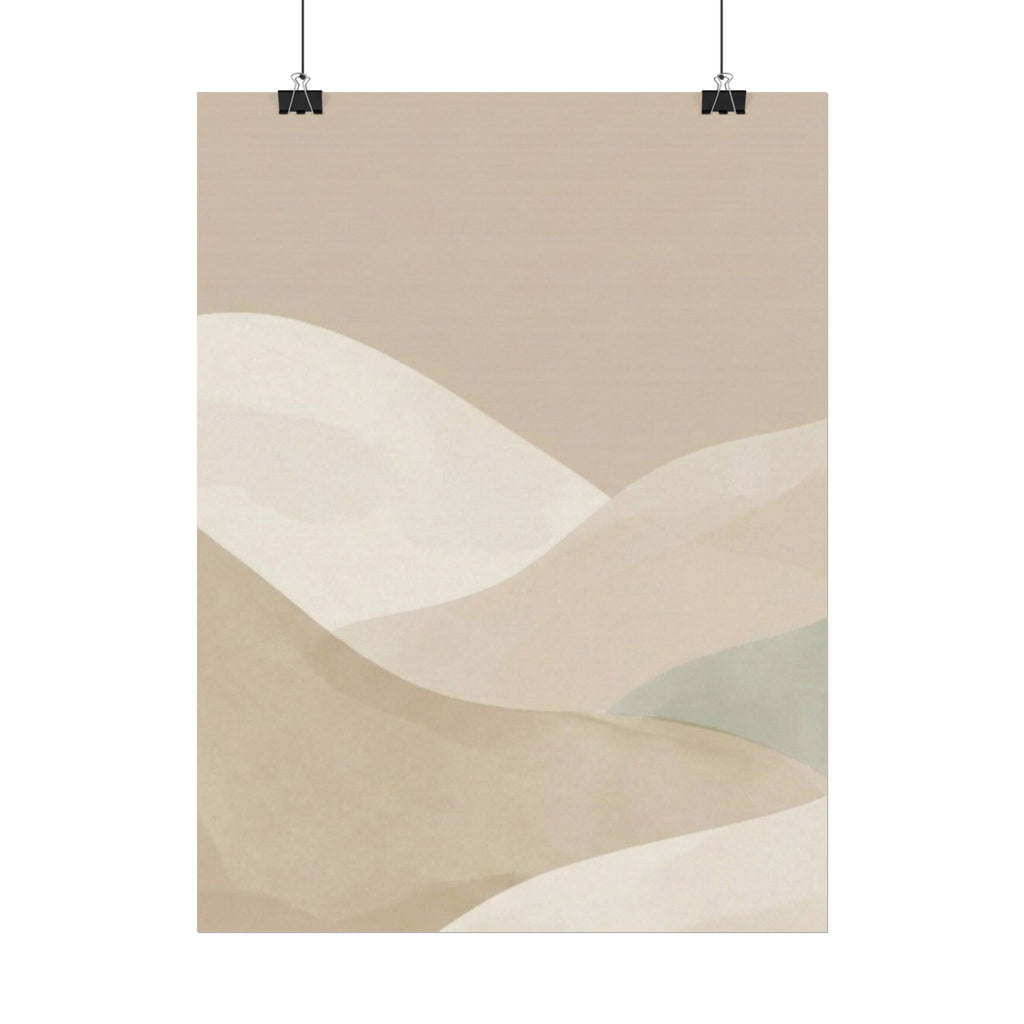 Soft Hills – Minimalist Nursery Wall Art