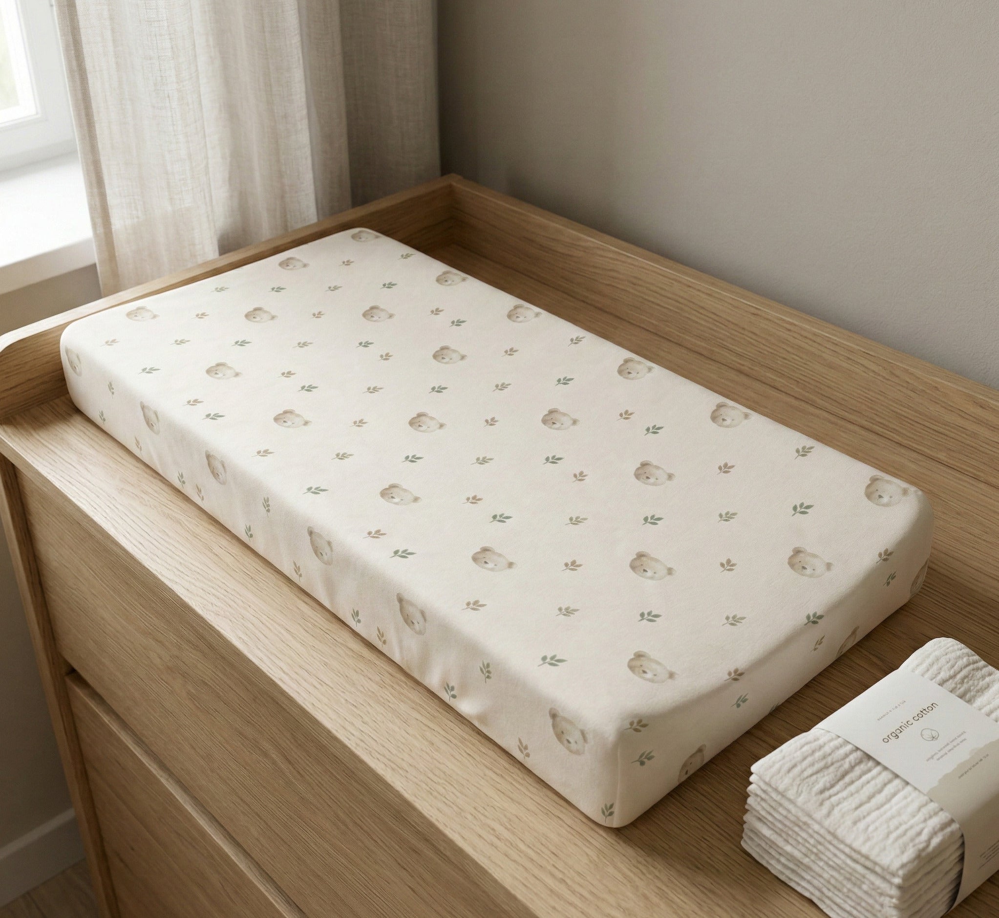 Calm Bear – Soft Changing Pad Cover