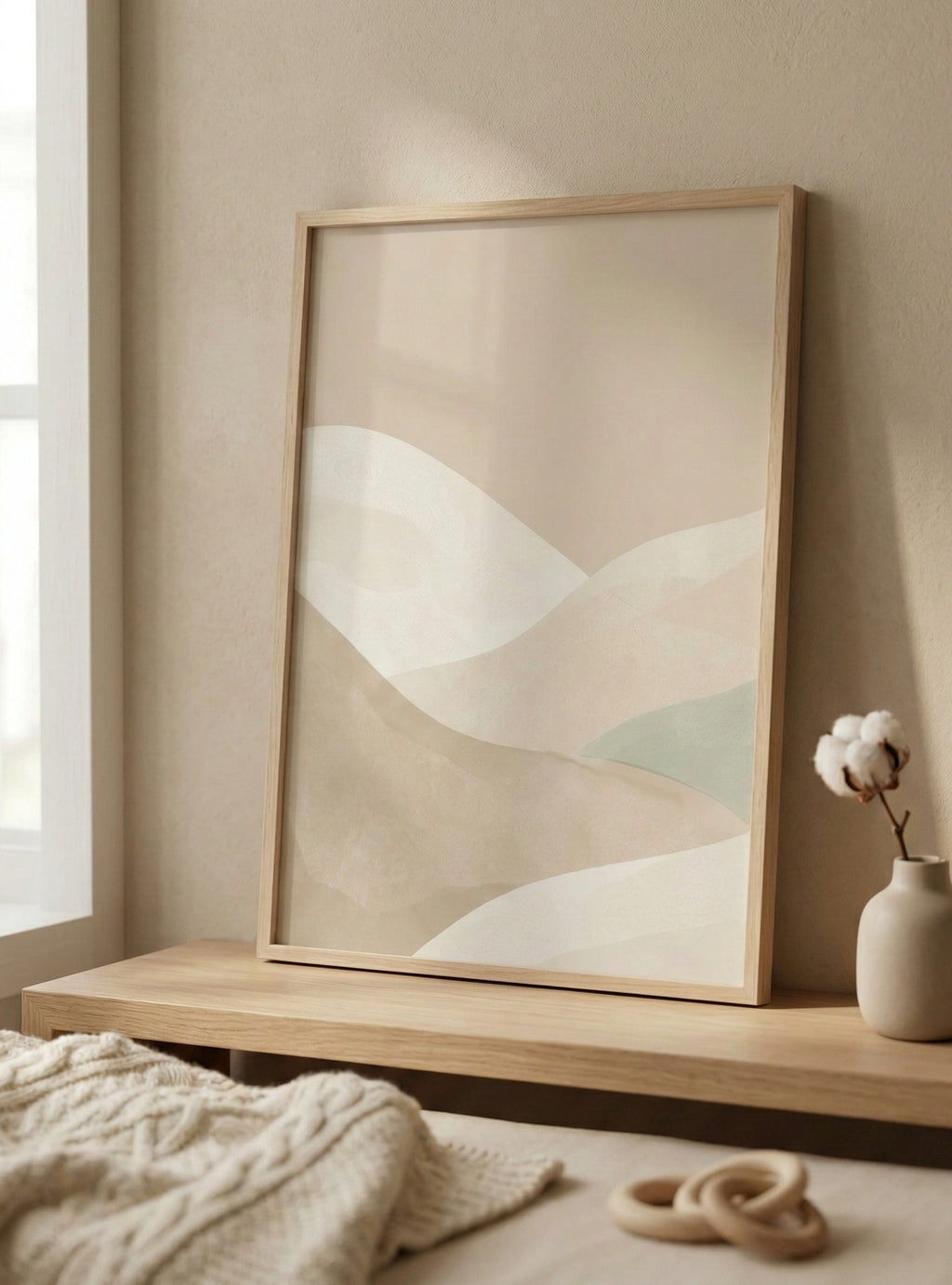 Soft Hills – Minimalist Nursery Wall Art