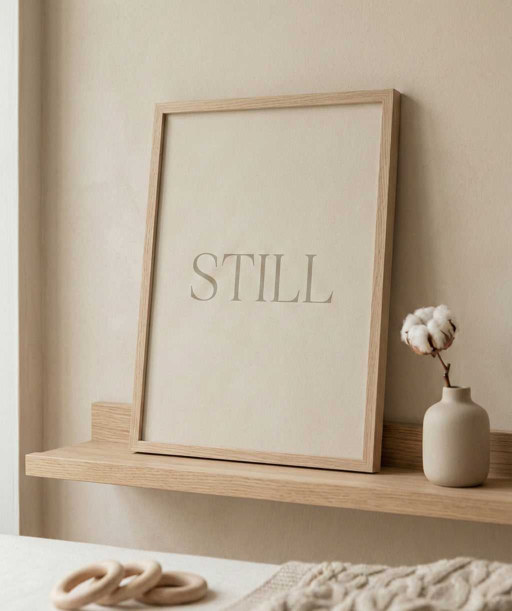 Still – Minimalist Nursery Wall Art